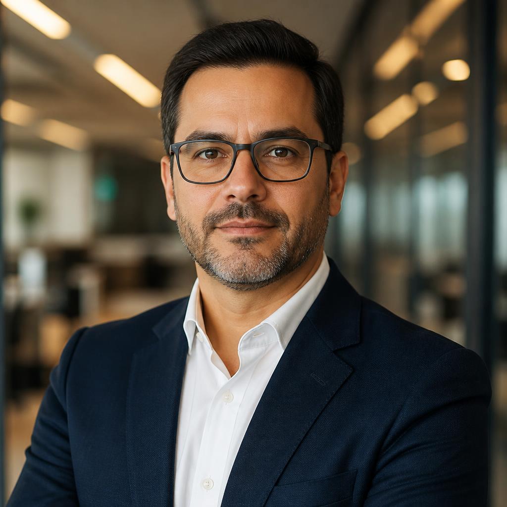 Executivo com óculos